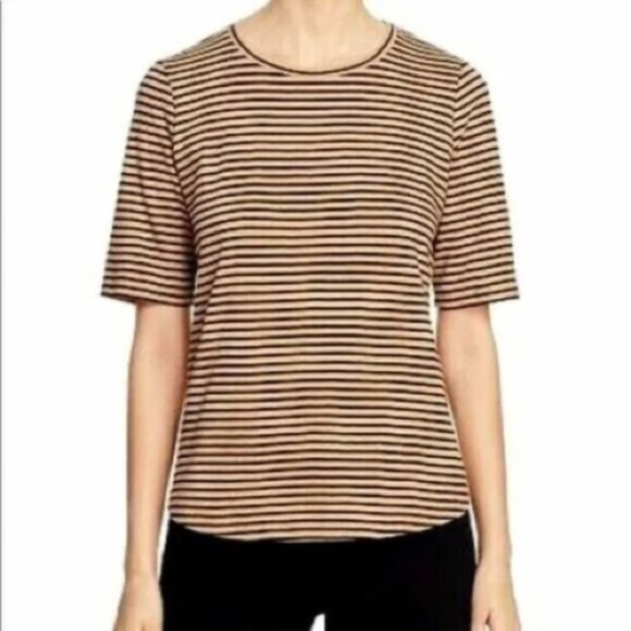 Eileen Fisher Organic Cotton Short Sleeve Tee Shirt Sz. XS Sz. Small - Picture 2 of 10